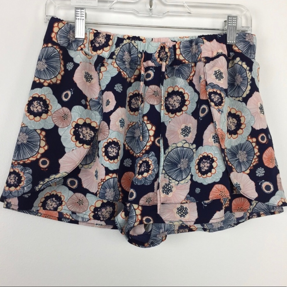 Zara Floral Print Shorts